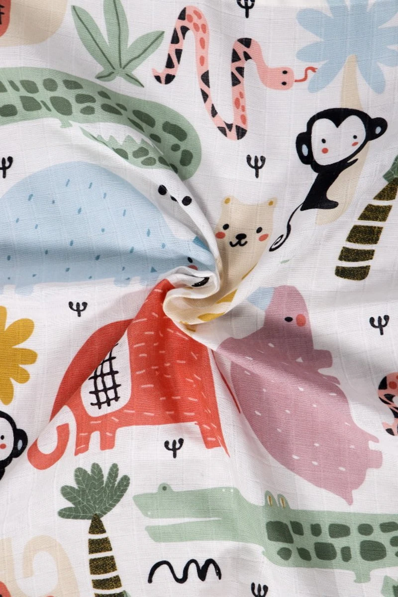 Blush & Blossom Animal 70 X 70 Cm 6 Stuks Hydrofiel Luiers TR-BB4043 - Image 5