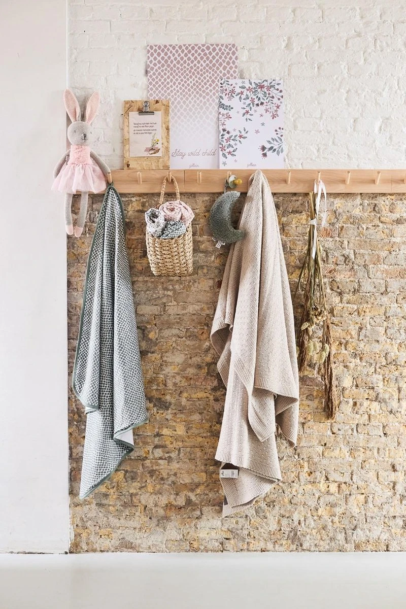 Jollein Hydrofiel Multidoek Snake 70x70cm - Ash Green - 3 Stuks - Image 16