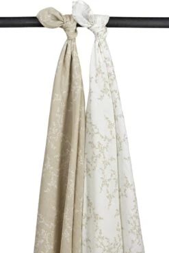 Meyco Branches 2-pack Hydrofiele Swaddle - 120x120 Cm - Sand