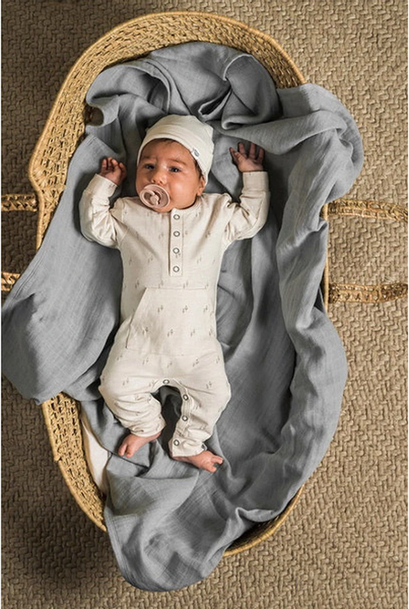 Jollein Hydrofiele Doek Large 115x115cm Bamboe Katoen - Pale Pink - 2 Stuks - Image 10