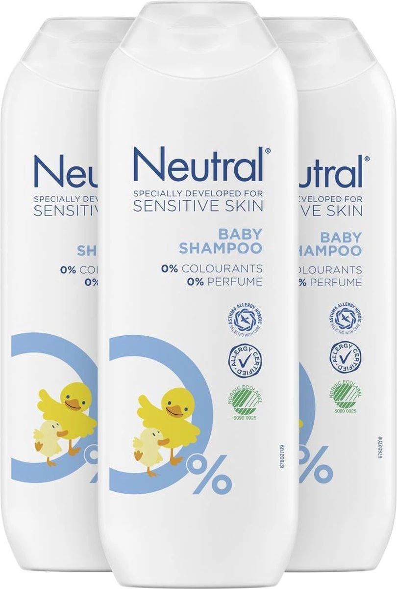 Neutral 0% Baby Shampoo Parfumvrij - 750 Ml - Voordeelverpakking - Image 2