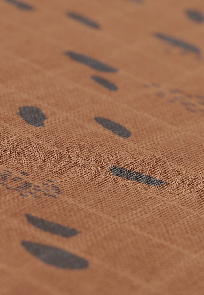 Jollein Hydrofiel Multidoek Spot 70x70cm - Caramel - 3 Stuks - Image 8