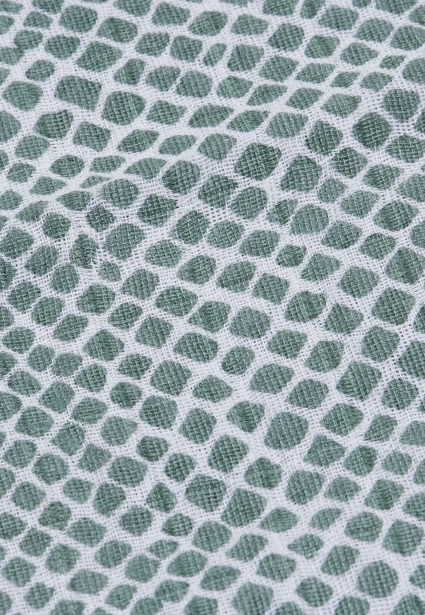 Jollein Hydrofiel Multidoek Snake 70x70cm - Ash Green - 3 Stuks - Image 9