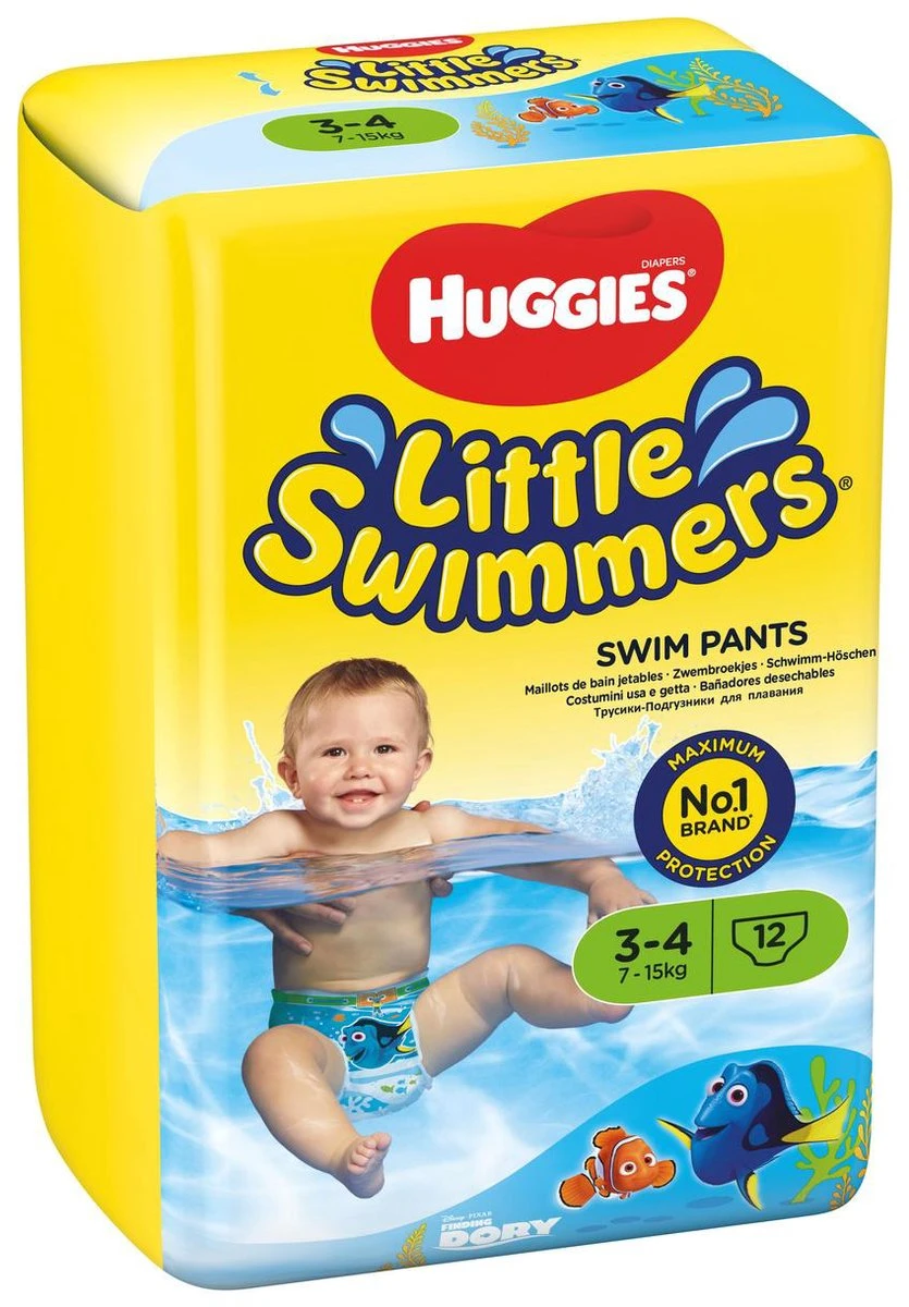 Huggies Little Swimmers - Zwemluiers - Maat 3/4 - (7 Tot 15 Kg) - Voordeelverpakking - 36 Stuks - Image 10