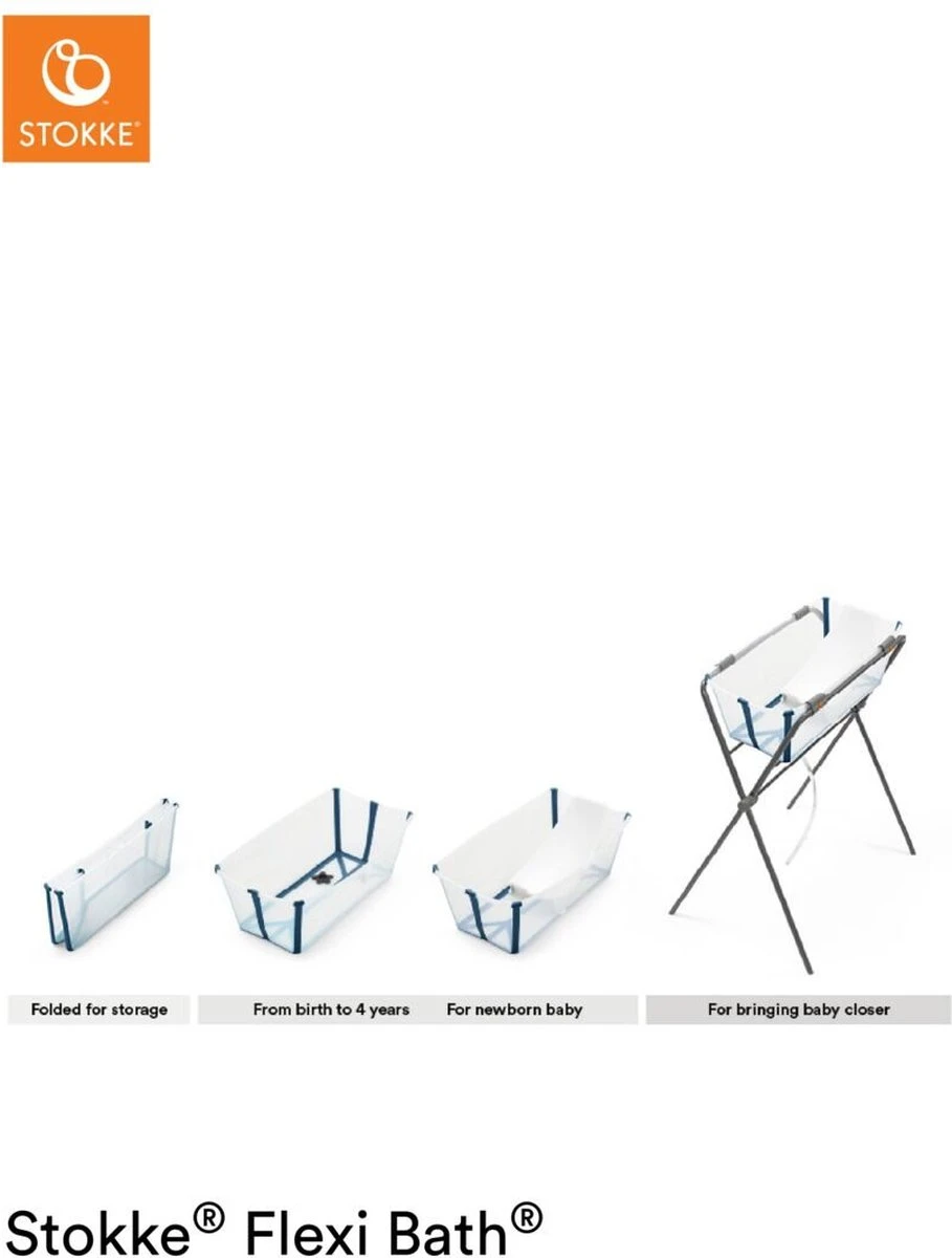 Stokke® Flexi Bath® Transparent Blue - Image 10