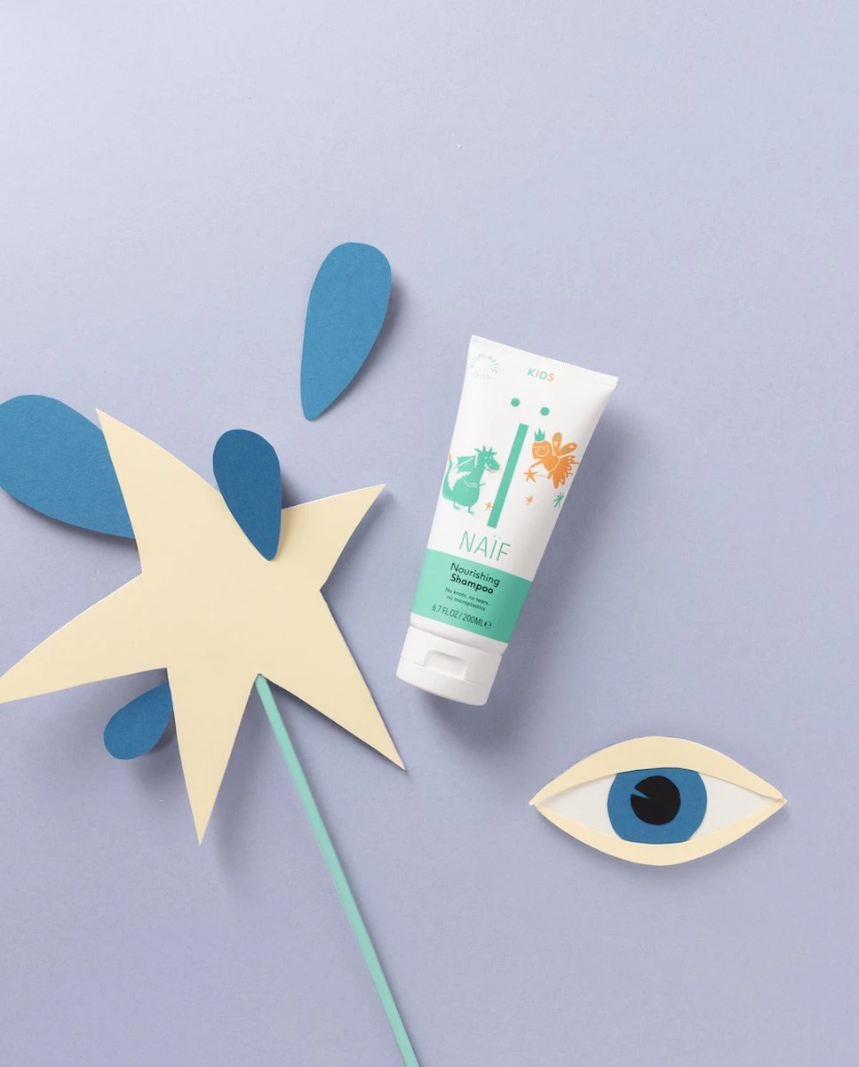 Naïf Voedende Shampoo - Kids - 200ml - Voordeelverpakking - Met Natuurlijke Ingrediënten - Image 2